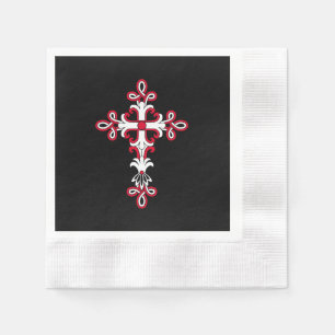 Christian cross napkin