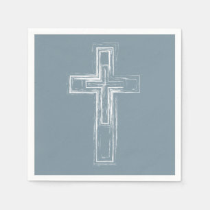 Christian cross napkin