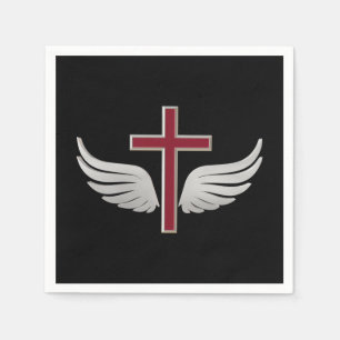 Christian cross napkin
