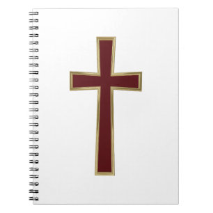 Christian cross notebook