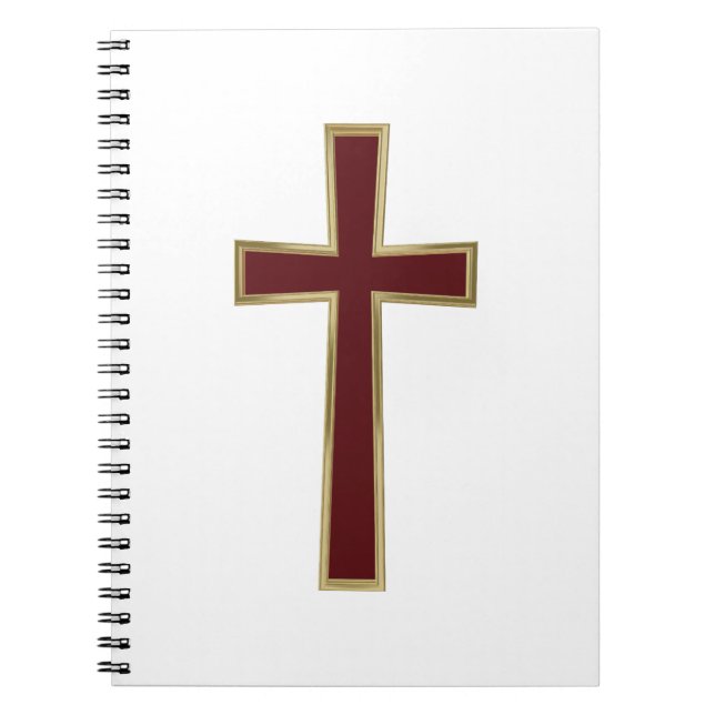 Christian cross notebook (Front)
