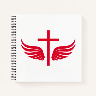 Christian cross notebook