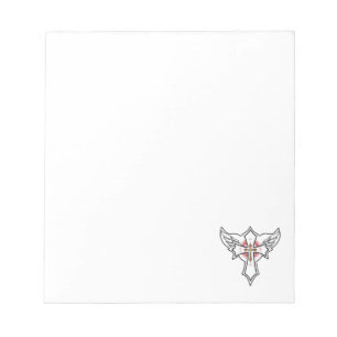 Christian cross notepad