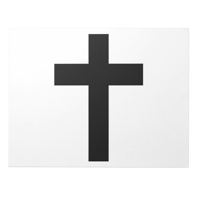Christian Cross Notepad (Front)