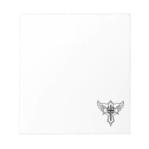 Christian cross notepad