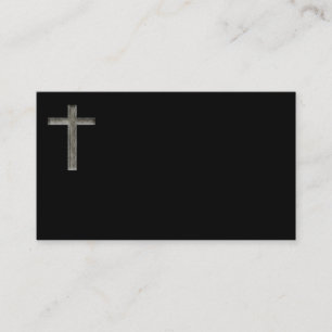 Christian Cross Pastor Minisiter Business Cards