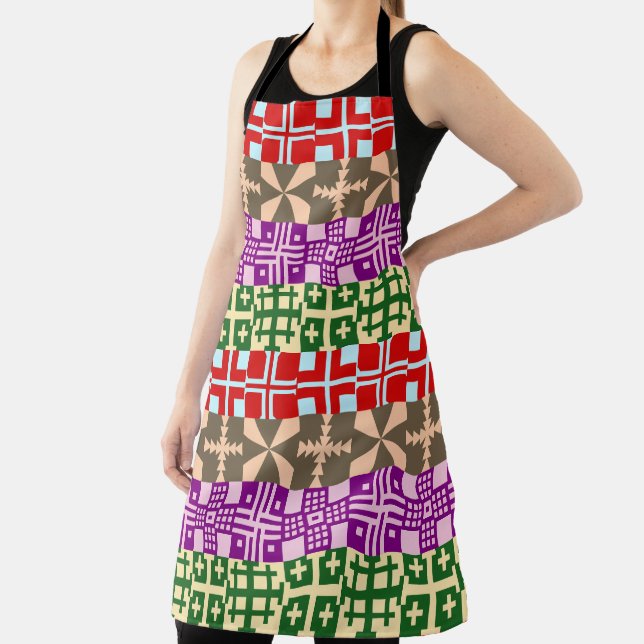 Christian Cross Pattern 1 Apron (Insitu)