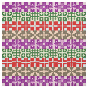 Christian Cross Pattern 1 Fabric