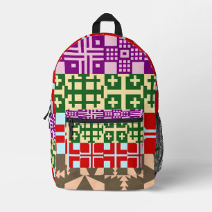 Christian Cross Pattern 1 Printed Backpack