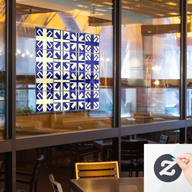 Christian Cross Pattern 2 (Restaurant Window)
