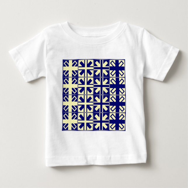 Christian Cross Pattern 2 Baby T-Shirt (Front)