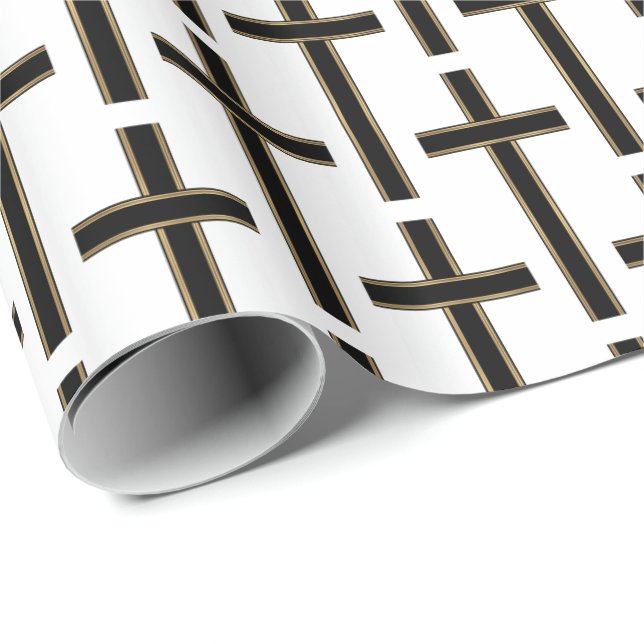 Christian cross pattern wrapping paper (Roll Corner)