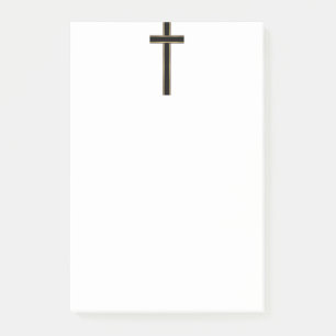 Christian cross post-it notes