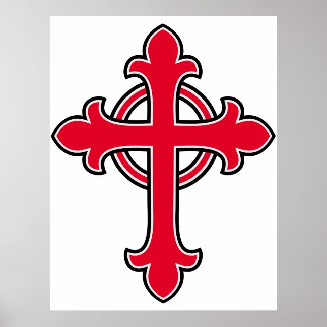 Christian cross poster (Front)