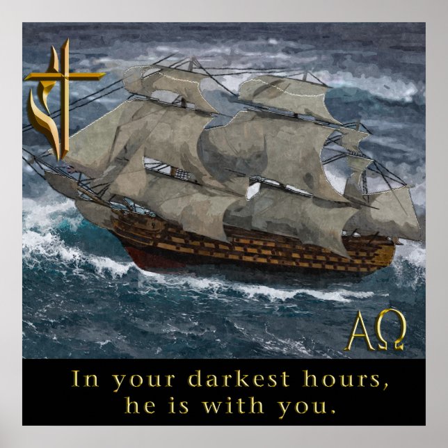 christian cross poster (Front)