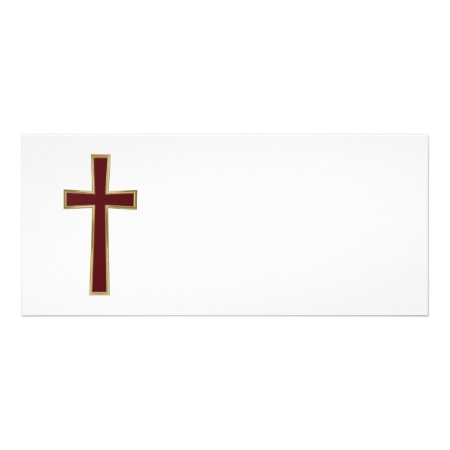 Christian cross rack card (Front)