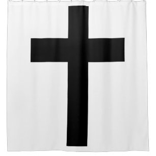 Christian Cross Shower Curtain