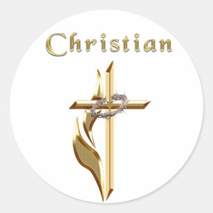 Christian Cross sticker