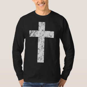 Christian cross, the message Jesus loves you T-Shirt