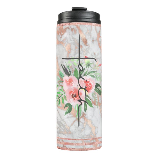 Christian Cross Thermal Tumbler (Front)