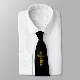 Christian cross tie
