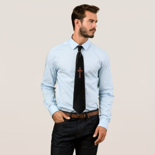 Christian cross tie