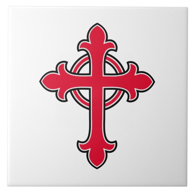 Christian cross tile (Front)