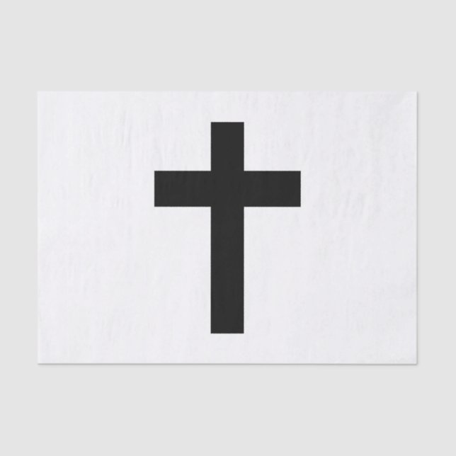 Christian Cross Tissue Paper (Front)