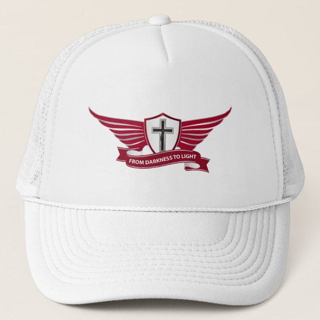 Christian cross trucker hat (Front)