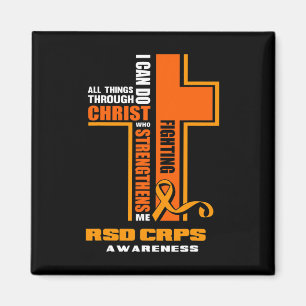 Christian Crps Warrior Fighter Rsd Crps Awareness Magnet