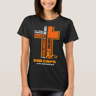 Christian CRPS Warrior Fighter RSD CRPS Awareness T-Shirt