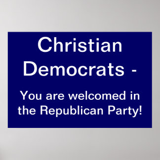 Christian Democrats Poster
