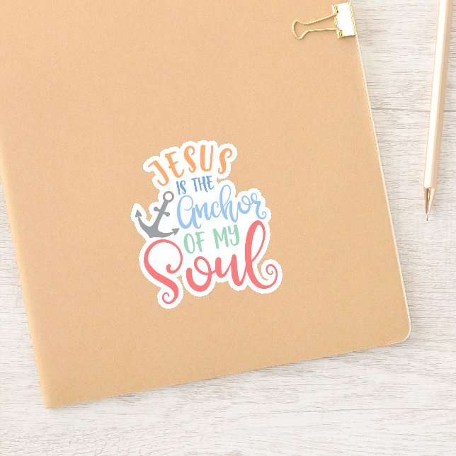 Christian Design Jesus Is The Anchor Of My Soul (Notebook)