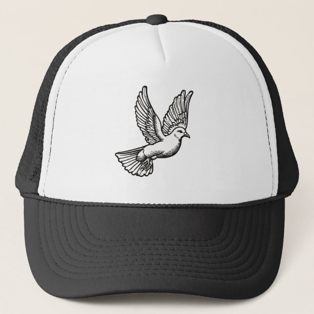 Christian Dove Trucker Hat (Front)