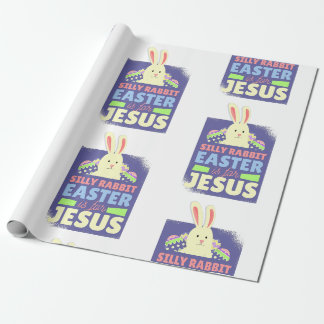 christian Easter Bunny jesus christ Wrapping Paper