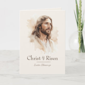 Christian Easter Card Christ is Risen Blessing
