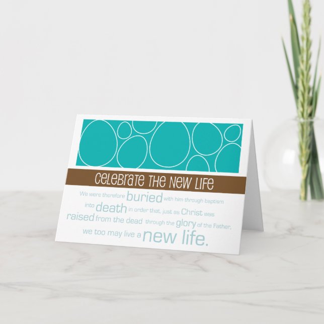 Christian Easter card ~ New Life (Front)