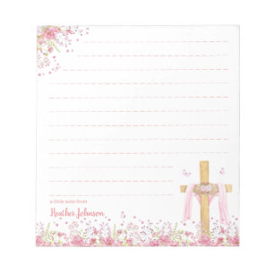 Christian Easter Cross Personalised Notepad