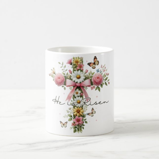 Christian/Easter He Is Risen Coffee Mug (Center)