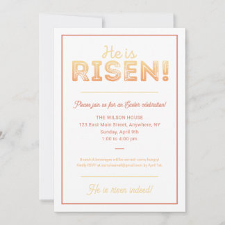 Christian Easter Invitation