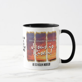 Christian Easter JESUS IS RISEN Custom Glitter Mug