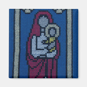 Christian embroidery magnet