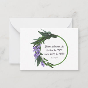 Christian Encouragement Cards Bible Verse Card