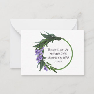 Christian Encouragement Cards Bible Verse Card