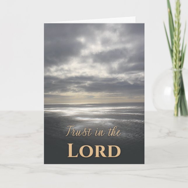 Christian Encouragement Greeting Card (Front)
