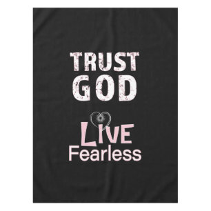 Christian Events Tablecloths Trust God Holidays