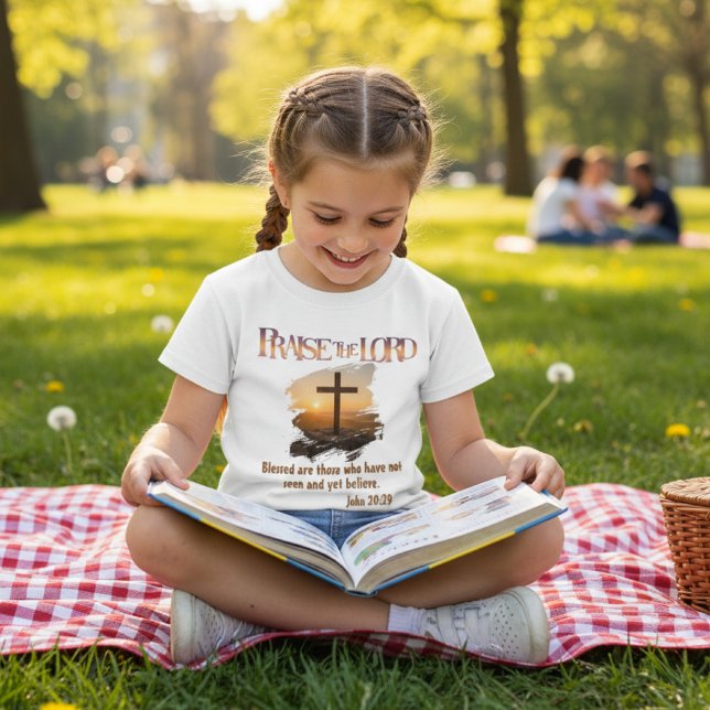 Christian Faith - Blessed Are Those Who Believe T-Shirt (Creator Uploaded)