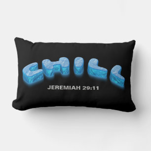 Christian faith chill peace reassurance and hope lumbar cushion