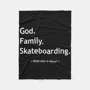 Christian Faith Christianity Skater God Family Ska Fleece Blanket
