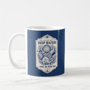 Christian Faith Coastal Religious Bible Verse Coffee Mug